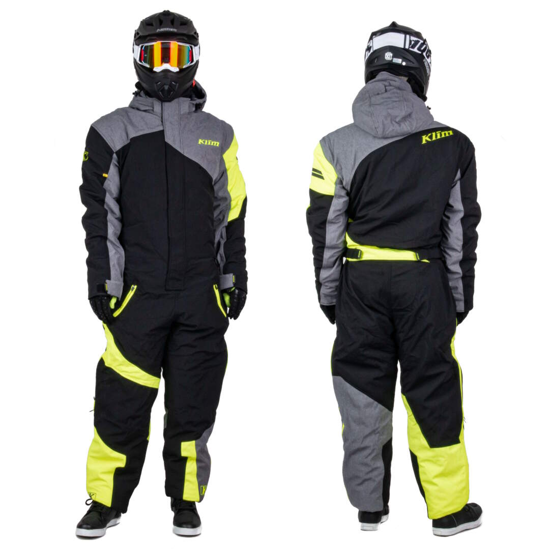 Комбинезон для снегохода KLIM RAILSLIDE №1 black-yellow (текстиль) (M)